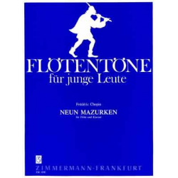 9 Mazurken : für Flöte und Klavier - Frédéric Chopin / Arr. Emil Prill
