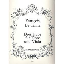 3 Duos op.5 : für Flöte und Viola - Francois Devienne