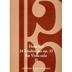 24 Etüden aus op.32 Band 2 : - Hans Sitt