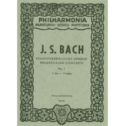 Brandenburgisches Konzert Nr.1 F-dur BWV 1046 : - Johann Sebastian Bach