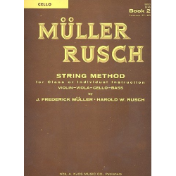 MÜLLER RUSCH - String Method Book 2 : Cello - Frederick J. Müller