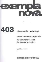 Kammersymphonie Nr.3 - Claus-Steffen Mahnkopf