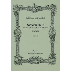Sinfonia D-Dur : für Kontrabaß, - Carl Ditters von Dittersdorf