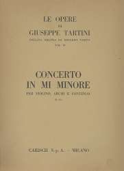 Concerto mi minore D56 : per - Giuseppe Tartini