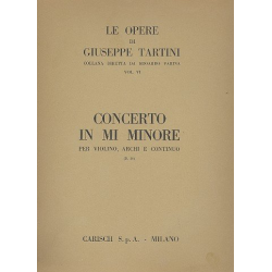 Concerto mi minore D56 : per - Giuseppe Tartini
