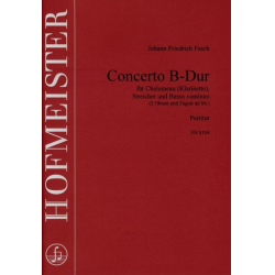 Concerto B-Dur : für Chalumeau - Johann Friedrich Fasch