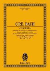 Konzert A-Dur : für Cembalo - Carl Philipp Emanuel Bach