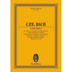 Konzert A-Dur : für Cembalo - Carl Philipp Emanuel Bach