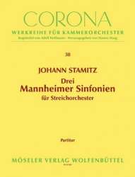 3 Mannheimer Sinfonien (Partitur) - Johann Stamitz