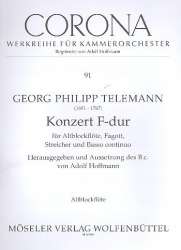 Konzert F-Dur TWV 52:F1 - Georg Philipp Telemann / Arr. Adolf Hoffmann