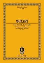 Exsultate, jubilate : motet for soprano - Wolfgang Amadeus Mozart