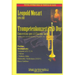 Konzert D-Dur : für Trompete -Leopold Mozart
