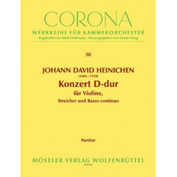 Konzert D-Dur : für Violine, - Johann David Heinichen / Arr. Adolf Hoffmann