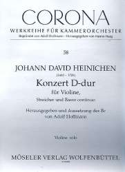 Konzert D-Dur : für Violine, Streichorchester - Johann David Heinichen / Arr. Adolf Hoffmann
