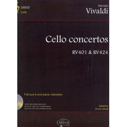 Cello Concertos RV401 and RV424 (+pdf) : - Antonio Vivaldi