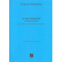 Le bal masque : cantate profane - Francis Poulenc