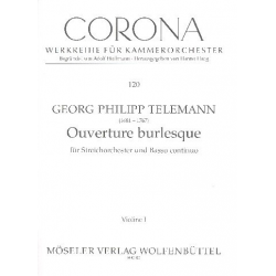 Ouverture burlesque TWV55:b8 : für - Georg Philipp Telemann / Arr. Adolf Hoffmann
