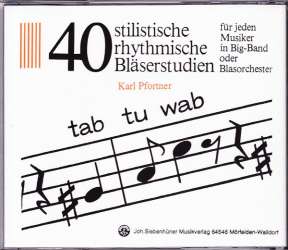40 stilistische, rhythmische Bläserstudien - Compact Disc - CD -Karl Pfortner