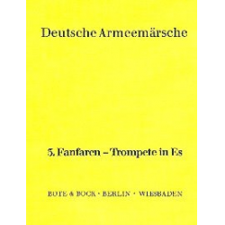Deutsche Armeemärsche Band 1 und 2 - Fanfarentrompete 3 in Eb - Friedrich Deisenroth