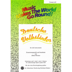 Deutsche Volkslieder - Stimme 1+3+4 in Bb - Posaune / Tenorhorn / Bariton