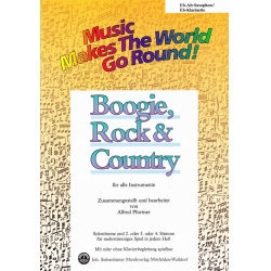 Boogie, Rock & Country - Stimme 1+2+3 in Eb - Altsaxophon / Eb Klarinette