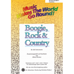 Boogie, Rock & Country - Stimme 1+3 in Bb - Tenorsaxophon / Tenorhorn -Alfred Pfortner