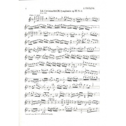Sinfonie B-Dur op.3,4 : - Johann Christian Bach