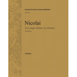 Die lustigen Weiber von Windsor : - Otto Nicolai