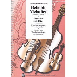 Beliebte Melodien Band 1 - Partitur für alle Stimmen (Streicher / Bläser / Klavier) - Diverse / Arr. Alfred Pfortner