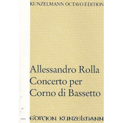 Concerto per corno di bassetto : - Alessandro Rolla