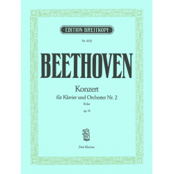 Konzert Nr. 2 B-Dur op. 19 : für Klavier und Orchester - Ludwig van Beethoven / Arr. Eugen d Albert