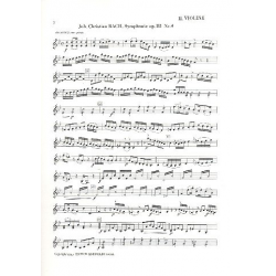 Sinfonie B-Dur op.3,4 : - Johann Christian Bach