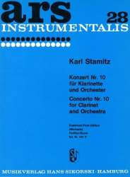 Konzert B-Dur Nr.10 : für Klarinette - Carl Stamitz
