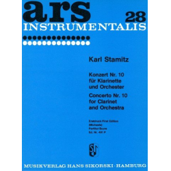 Konzert B-Dur Nr.10 : für Klarinette - Carl Stamitz