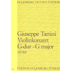 Konzert G-Dur D80 : für Violine - Giuseppe Tartini