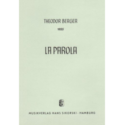 La Parola : - Theodor Berger