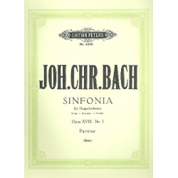 Sinfonie D-Dur op.18,3 : - Johann Christian Bach