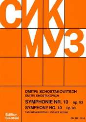 Sinfonie Nr.10 op.93 : für - Dmitri Shostakovitch / Schostakowitsch