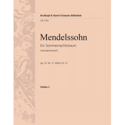 Hochzeitsmarsch aus Ein - Felix Mendelssohn-Bartholdy