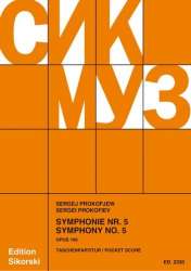 Sinfonie Nr.5 op.100 : für Orchester - Sergei Prokofieff