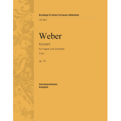 Konzert F-Dur op.75 : - Carl Maria von Weber