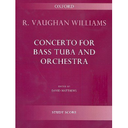 Concerto for bass tuba and orchestra (study score) - Ralph Vaughan Williams