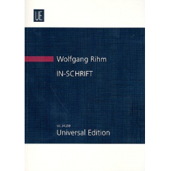 IN-SCHRIFT : für Orchester - Wolfgang Rihm