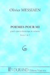 Poemes pour mi vols.1+2 : pour - Olivier Messiaen