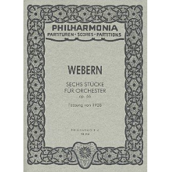 6 Stücke op.6b in der - Anton von Webern