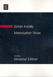 Marosszéker Tänze : für orchester - Zoltán Kodály