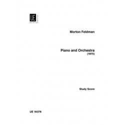 Piano and Orchestra : für Klavier und Orchester - Morton Feldman