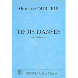 3 danses op.6 : pour orchestre - Maurice Duruflé