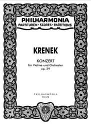 Konzert op.29 : - Ernst Krenek