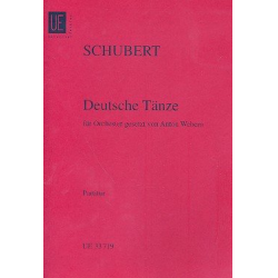 Deutsche Tänze op.posth. D820 : für Orchester - Franz Schubert